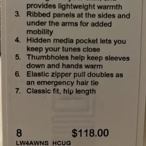 Scuba full zip hoodie. Brand new! Just needed a bigger size